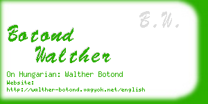 botond walther business card